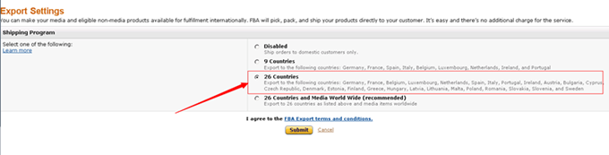 亞馬遜平臺跨國出口設(shè)置的步驟講解