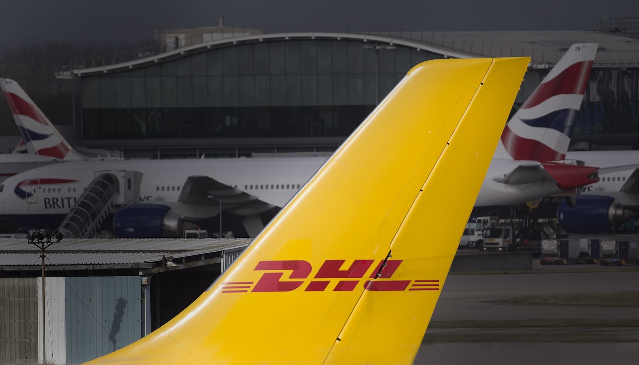 DHL航空運(yùn)輸飛機(jī)